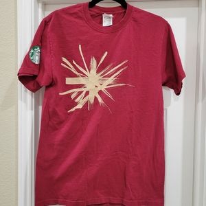 Starbucks Holiday Tshirt  Let There Be Bright - Adult Medium